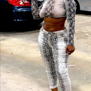 Snake Print set